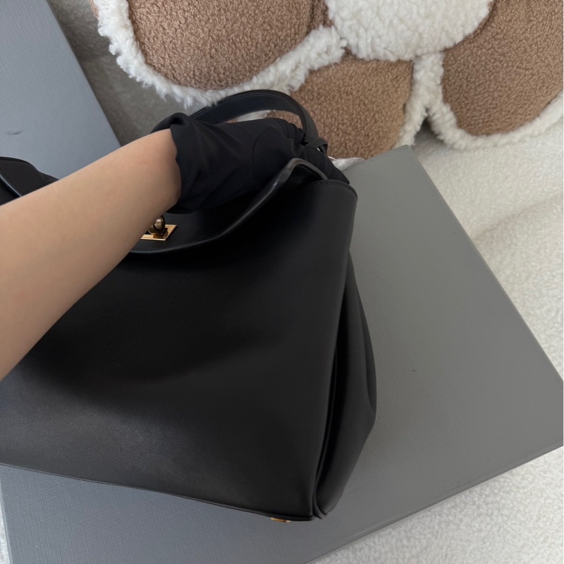 Balenciaga 巴黎世家 Small Rodeo斜背/手提/肩背包(黑金)-4