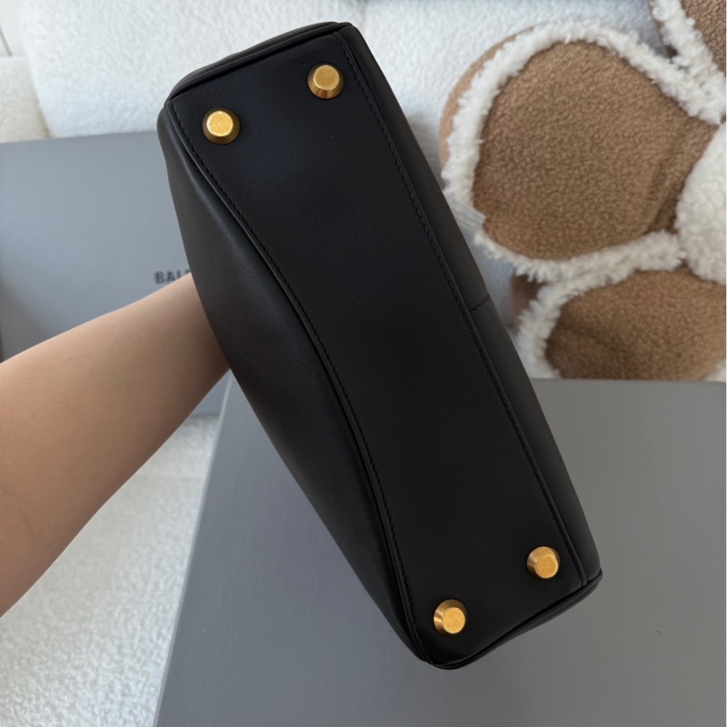 Balenciaga 巴黎世家 Small Rodeo斜背/手提/肩背包(黑金)-5