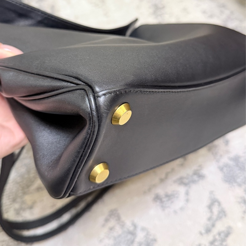 全網最低✨酷帥女孩首選❤️Balenciaga 巴黎世家 Small Rodeo斜背/手提/肩背包(黑金)-13