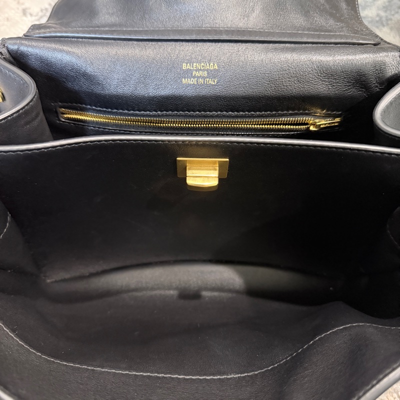 全網最低✨酷帥女孩首選❤️Balenciaga 巴黎世家 小號尺寸Small Rodeo斜背/手提/肩背包(黑金) 誠🉑議-19