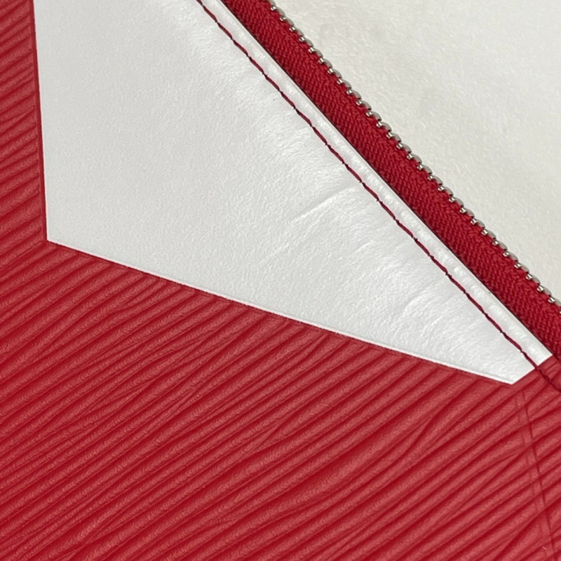 路易威登 M63232 2018 FIFA 世界盃 Pochette Jour GM 手拿包,Epi 皮革,男士,胭脂紅,近全新-4