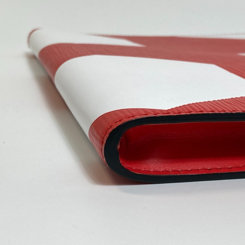 路易威登 M63232 2018 FIFA 世界盃 Pochette Jour GM 手拿包,Epi 皮革,男士,胭脂紅,近全新-6