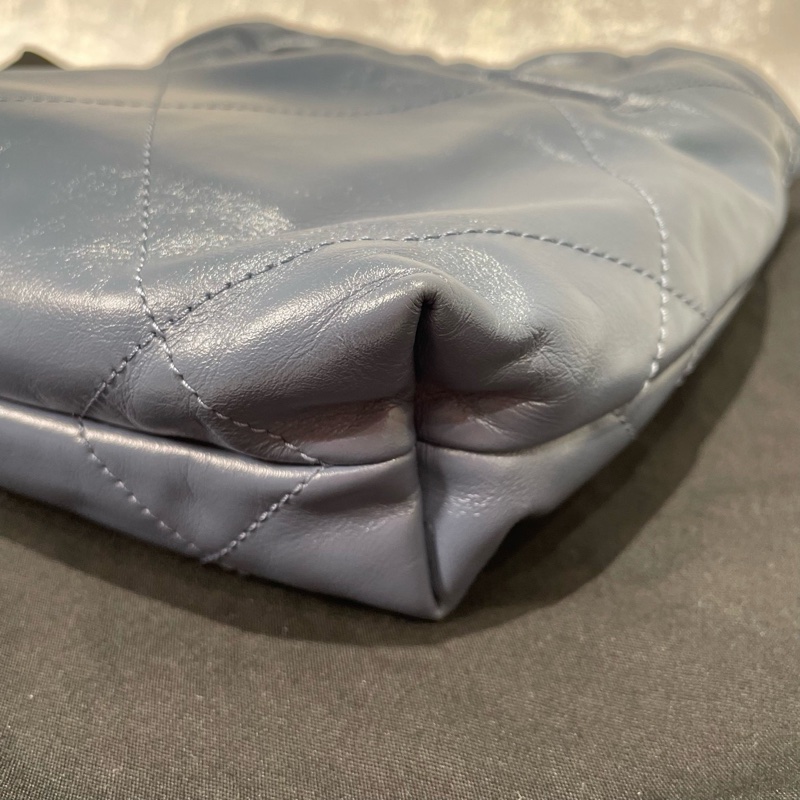 Chanel mini 22bag 霧霾藍-3