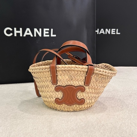 Celine 竹編籃子包