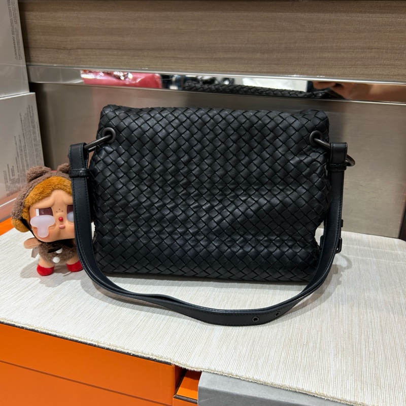 BOTTEGA VENETA BV INRECCIATO LAMBSKIN flap bag-2