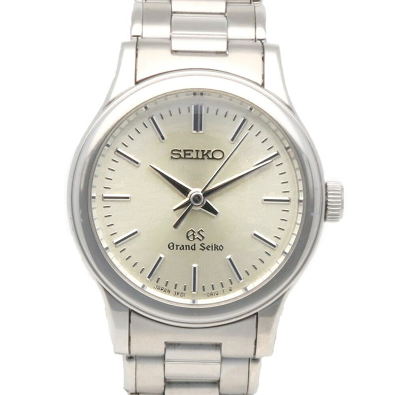 Grand Seiko 女士腕錶,不鏽鋼材質,型號 3F81-0A10,石英機芯,翻新款-0