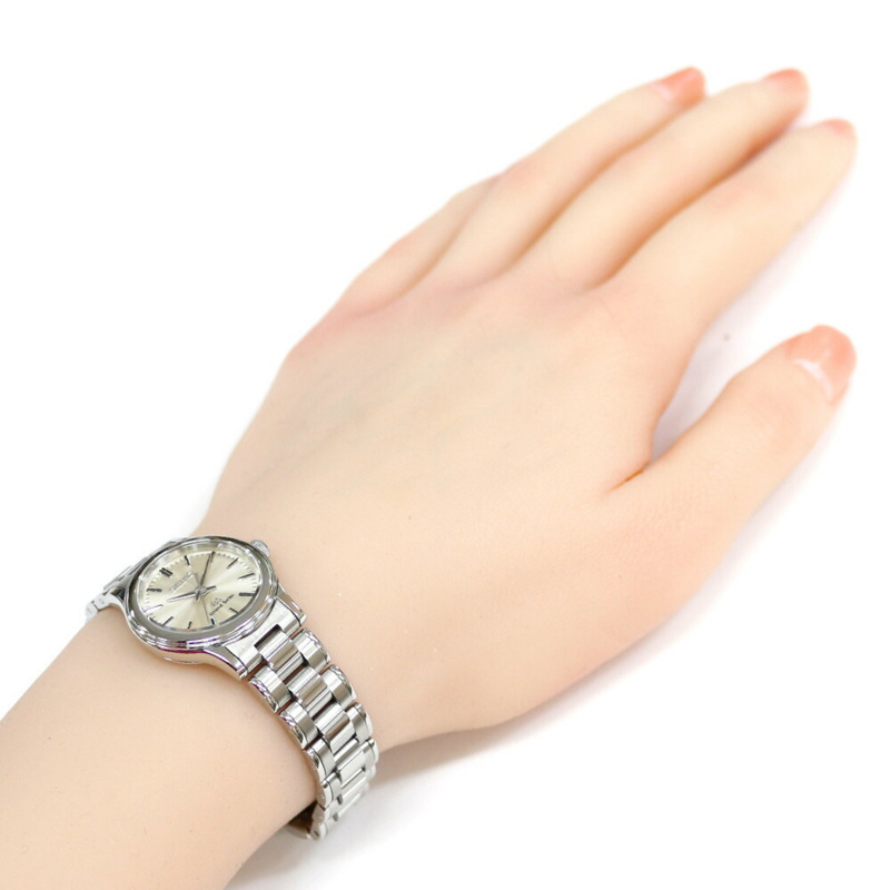 Grand Seiko 女士腕錶,不鏽鋼材質,型號 3F81-0A10,石英機芯,翻新款-1
