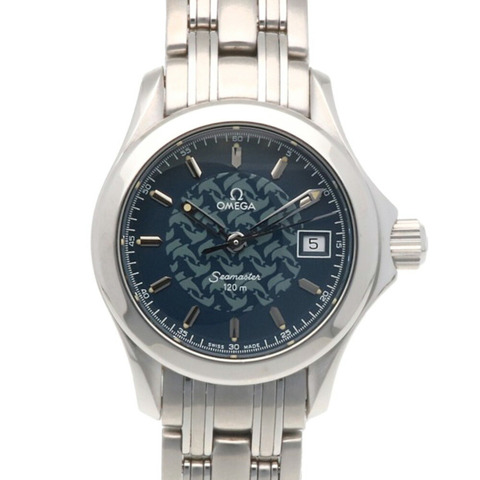 歐米茄海馬系列雅克馬約爾腕錶，不銹鋼材質，型號2580.80，石英機芯，翻新款，型號55605XXX，男士歐米茄腕錶