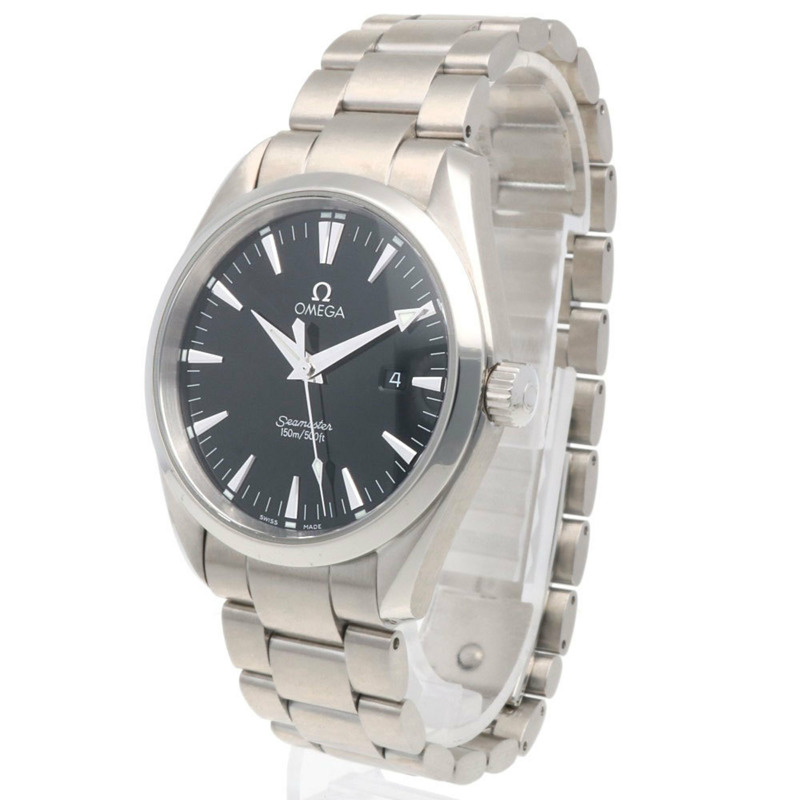 歐米茄海馬系列Aqua Terra腕錶,不鏽鋼材質,型號25175000,石英機芯,翻新款,編號58631XXX,男士150公尺防水。-2