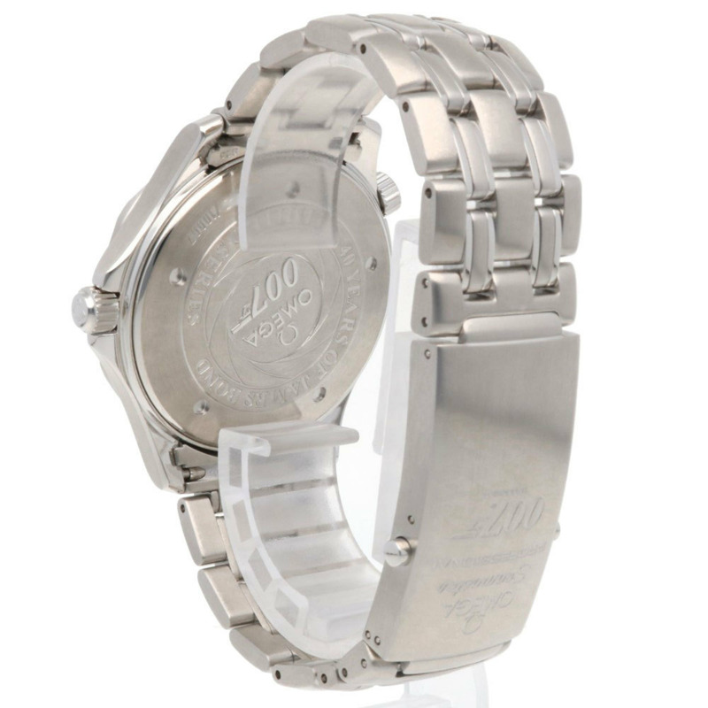 歐米茄海馬系列專業腕錶,不鏽鋼材質,型號2537.80,自動上鍊,翻新款,編號80410XXX,男士款,歐米茄007詹姆斯龐德40週年紀念版-4