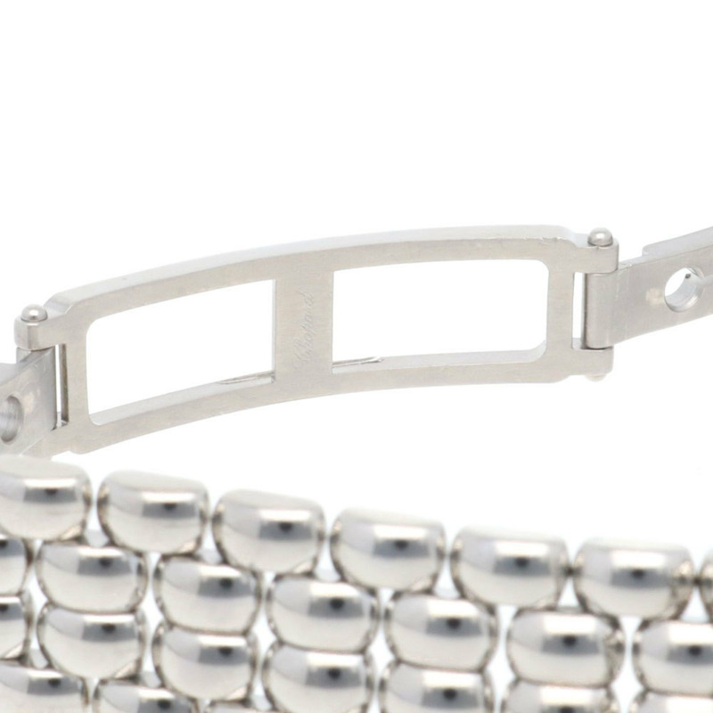 蕭邦 Happy Sport 女士腕錶,不鏽鋼材質,型號 27/8520-21,石英機芯,海豚造型,鑲鑽,白色錶殼-8