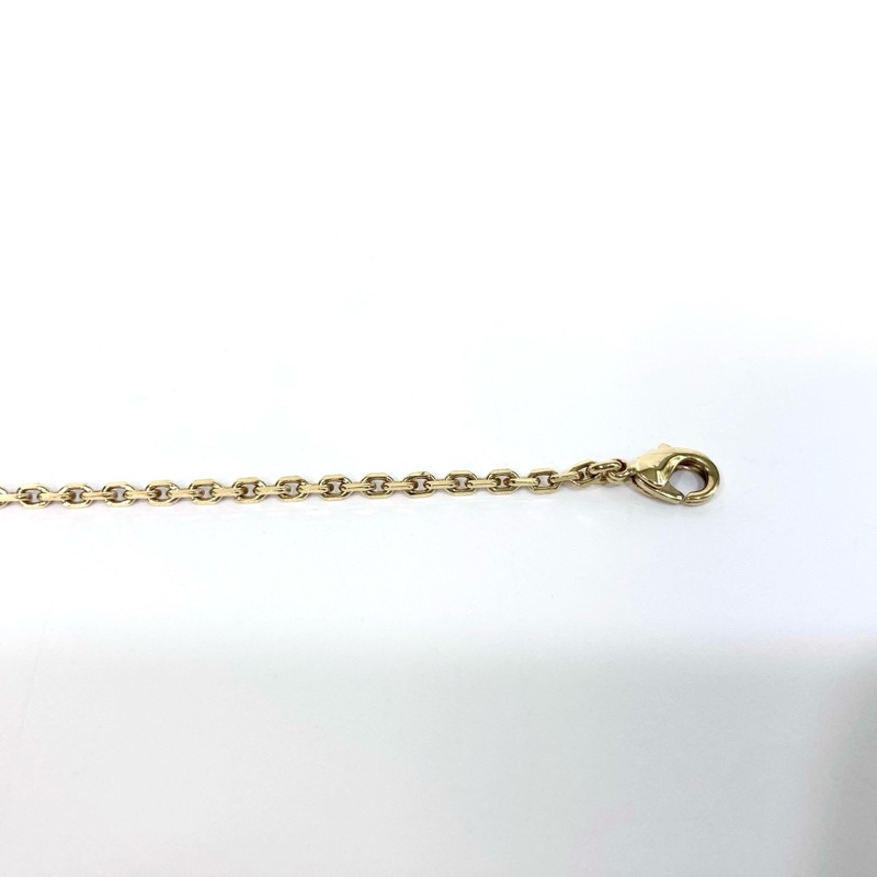 DIOR金色拚白色水晶CD LOGO Petit手鍊B2522WOMCY-10