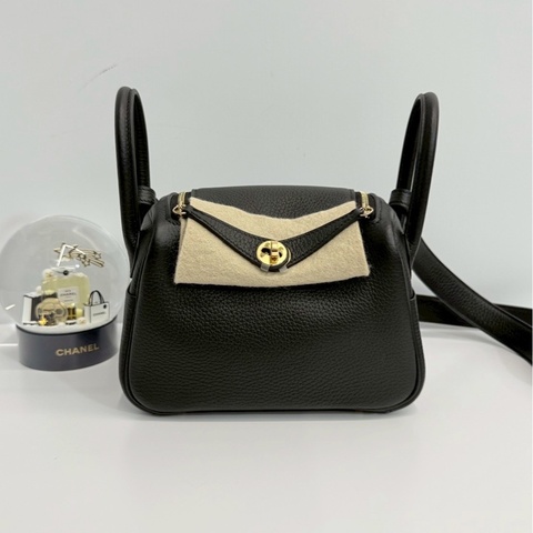 Hermes Mini Lindy 黑金 全新閒置
