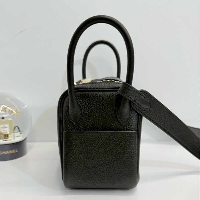 Hermes Mini Lindy 黑金 全新閒置-2