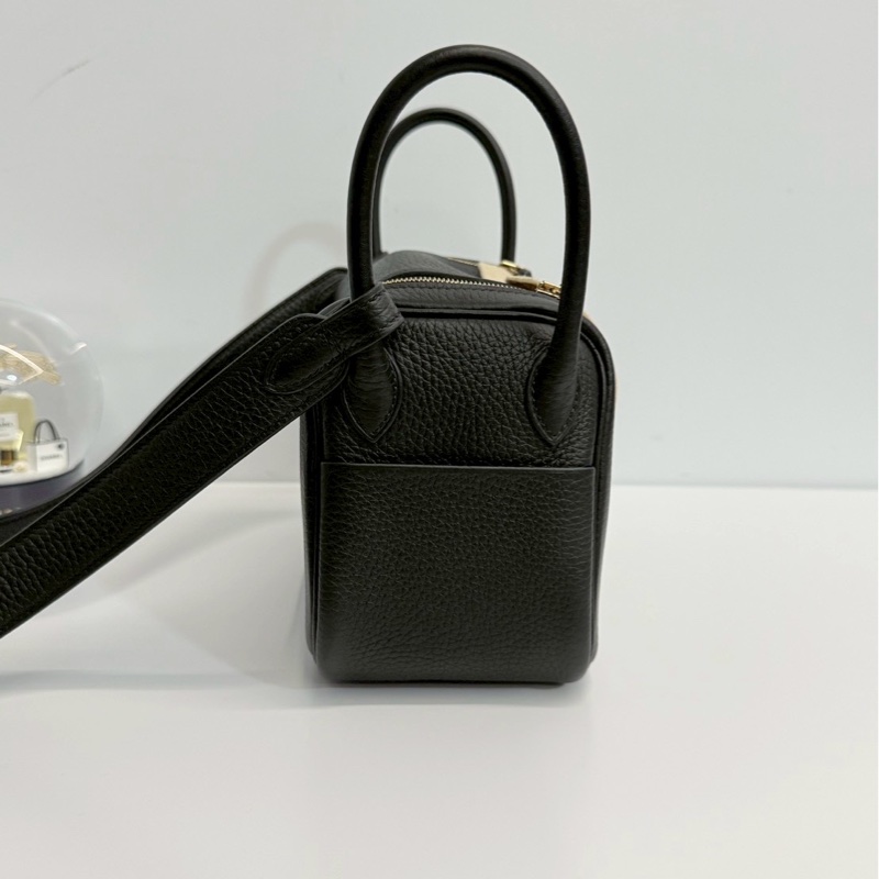 Hermes Mini Lindy 黑金 全新閒置-3