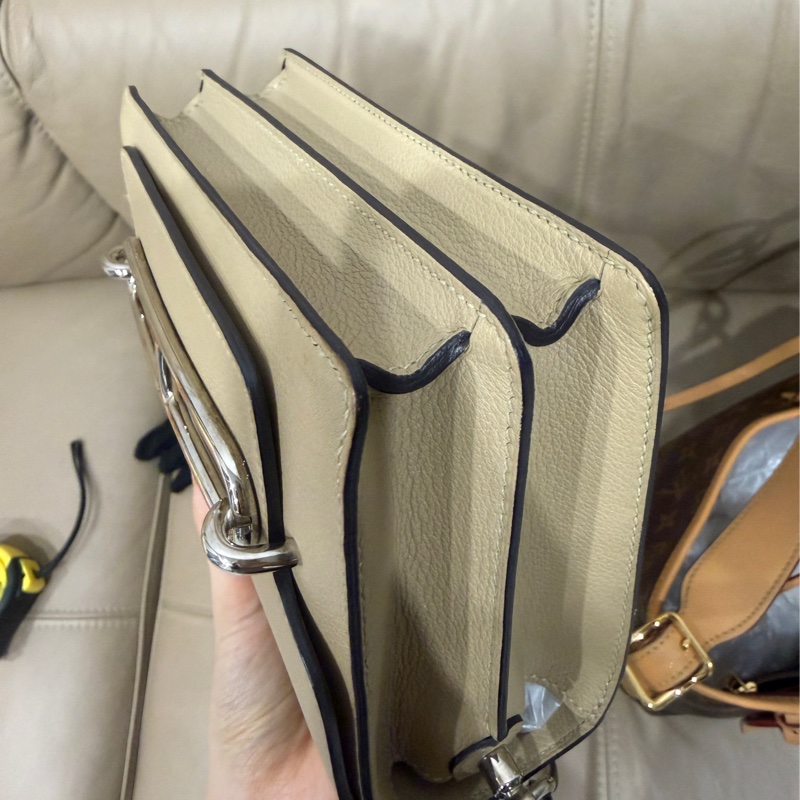 99新全配❤️#愛馬仕 #豬鼻子19 #roulis #mini #風衣灰 銀扣-10