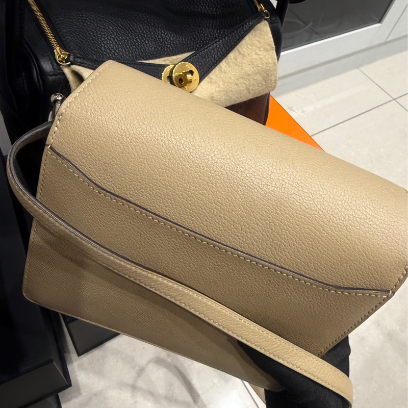 99新全配❤️#愛馬仕 #豬鼻子19 #roulis #mini #風衣灰 銀扣-18