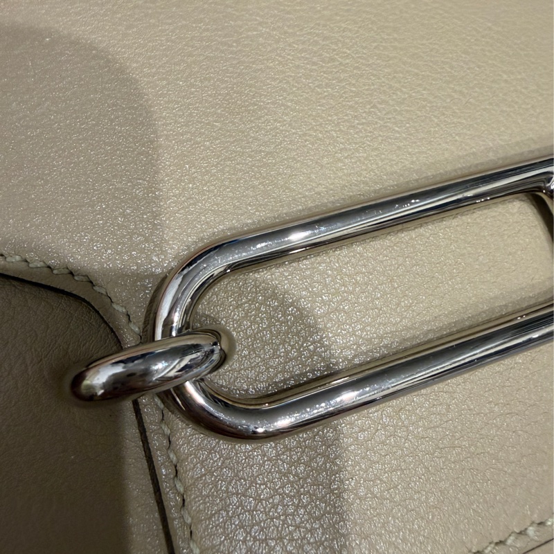 全配❤️#愛馬仕 #豬鼻子19 #roulis #mini #風衣灰 銀扣-25