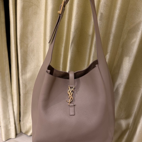 YSL 奶茶包大號單肩包hobo