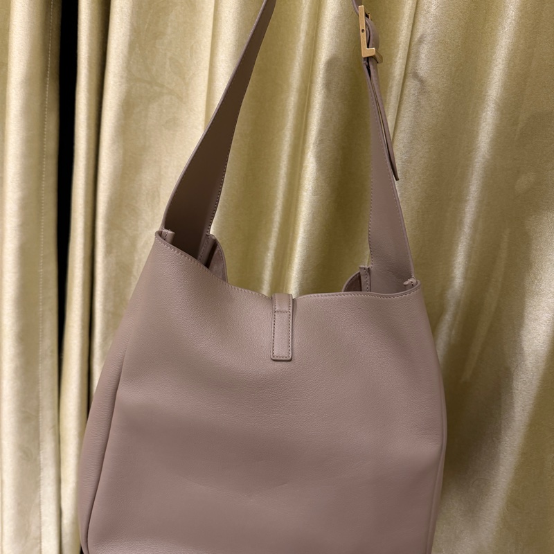 YSL 奶茶包大號單肩包hobo-11