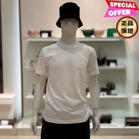 🎉2026新品好折扣✨Burberry 81024511 男款EKD 棉質短袖 T-shirt 上衣 畫布白 S/M/L/XL/XXL