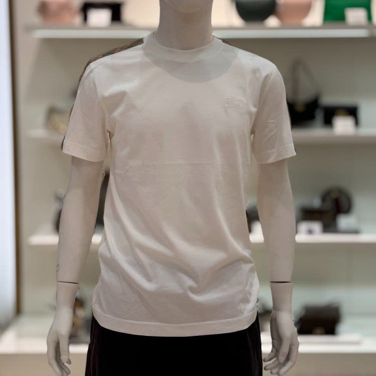🎉2026新品好折扣✨Burberry 81024511 男款EKD 棉質短袖 T-shirt 上衣 畫布白 S/M/L/XL/XXL-1