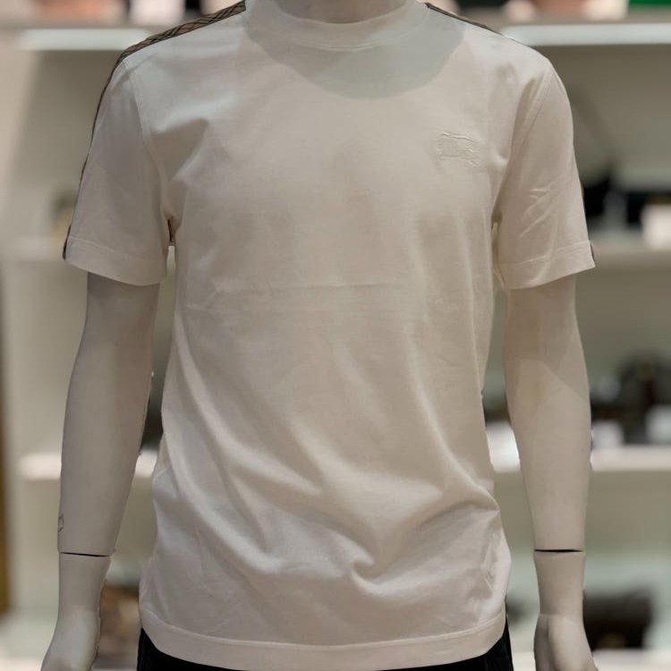 🎉2026新品好折扣✨Burberry 81024511 男款EKD 棉質短袖 T-shirt 上衣 畫布白 S/M/L/XL/XXL-2