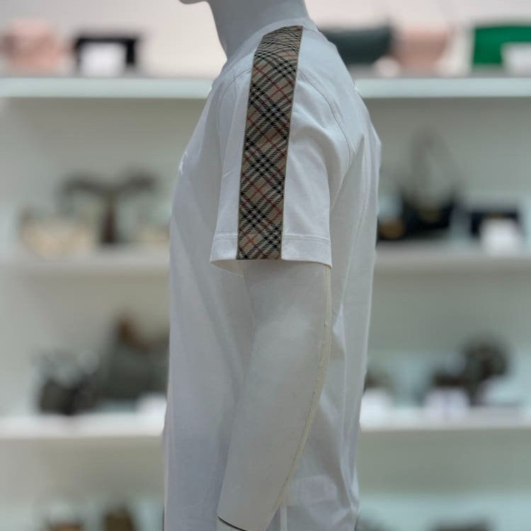 🎉2026新品好折扣✨Burberry 81024511 男款EKD 棉質短袖 T-shirt 上衣 畫布白 S/M/L/XL/XXL-3