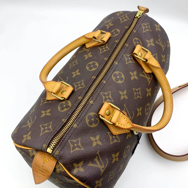 Louis Vuitton 經典老花speedy30,LV,路易威登,波士頓包,旅行包,二手真品,正品,現貨,免運-11