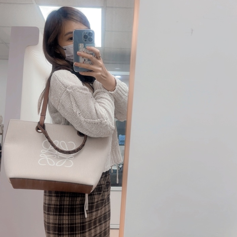 Loewe 米色托特包/肩背包-13