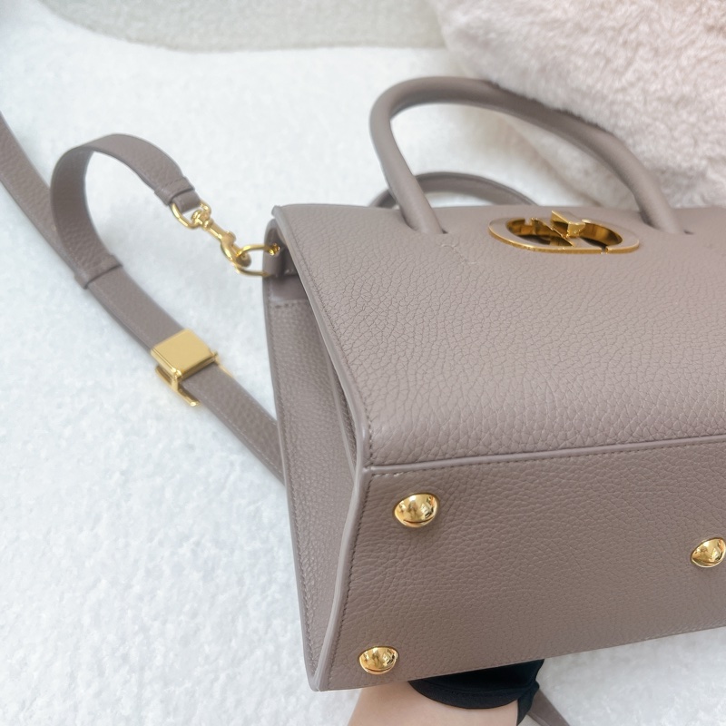 Dior St honore 灰粉色手柄托特包-5