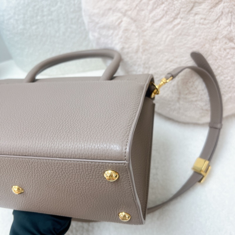 Dior St honore 灰粉色手柄托特包-9