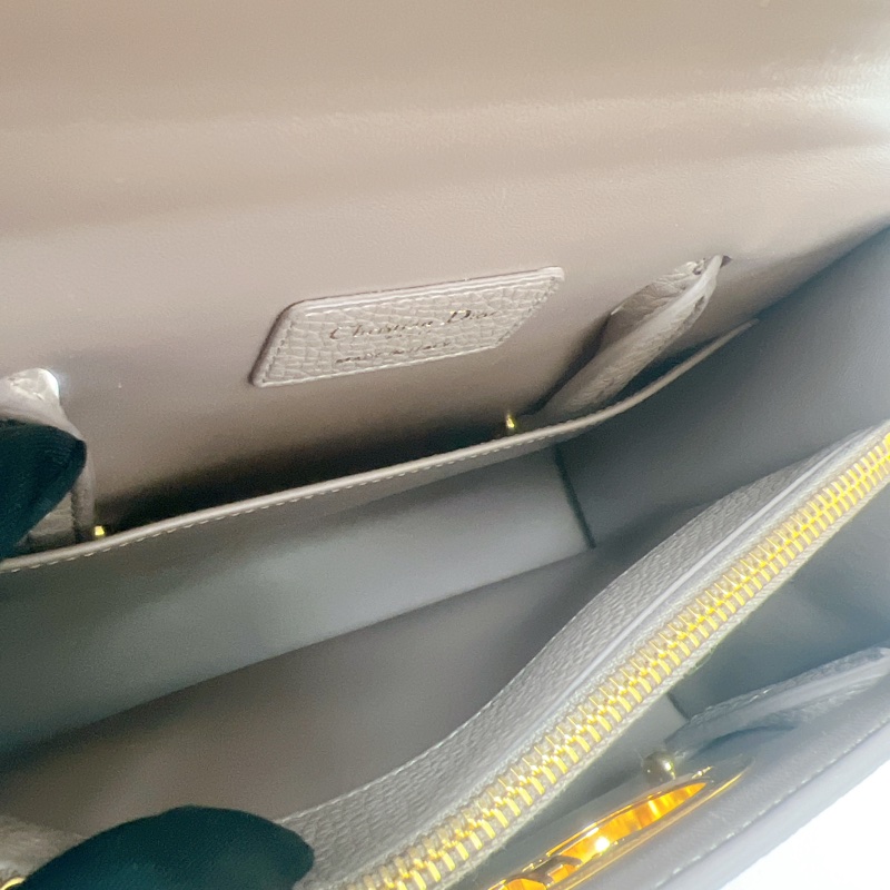 Dior St honore 灰粉色手柄托特包-13