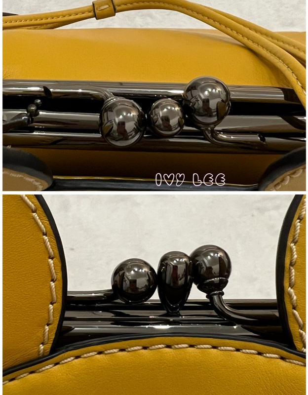 COACH Disney 聯名 黃色 皮革 米奇 米妮 手提包 斜背包 正品 二手精品-15