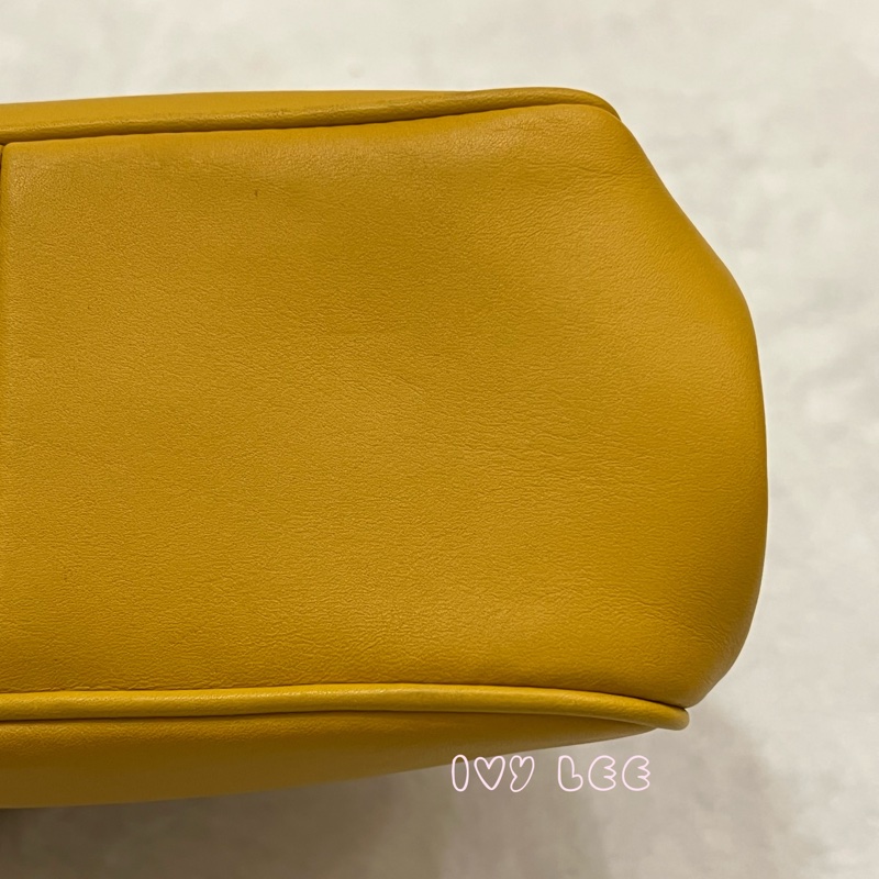 COACH Disney 聯名 黃色 皮革 米奇 米妮 手提包 斜背包 正品 二手精品-24