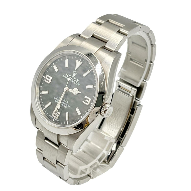 勞力士探險家1型不鏽鋼男士腕錶 214270-1