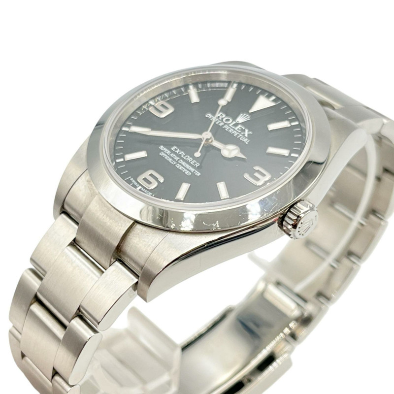 勞力士探險家1型不鏽鋼男士腕錶 214270-5
