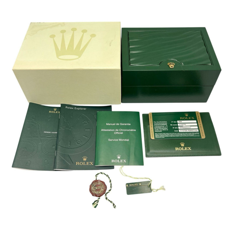 勞力士探險家1型不鏽鋼男士腕錶 214270-9