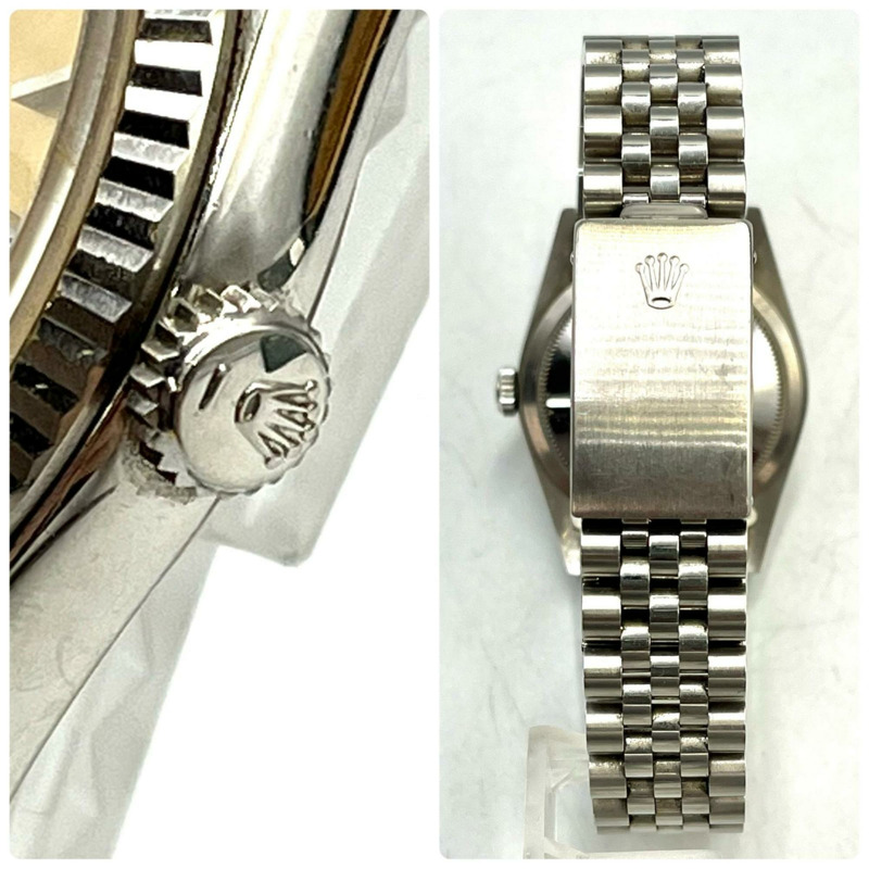 勞力士 Datejust 16234 男士腕錶,香檳金錶盤-4