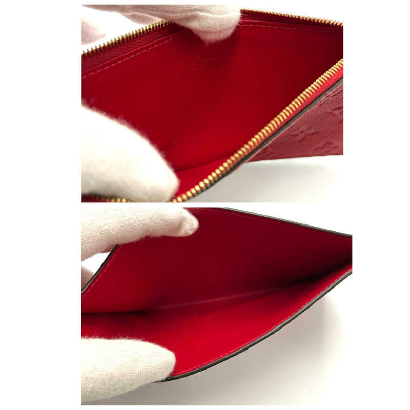 路易威登 Felicie Pochette 單肩包 M63700 Monogram Empreinte 紅色 女式-8