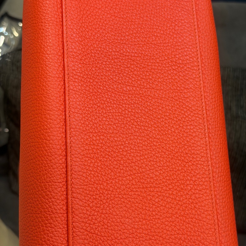 閒置品🈶肩帶❤️ 愛馬仕 #kelly35 #橘紅 #金釦 #togo皮 K35-15