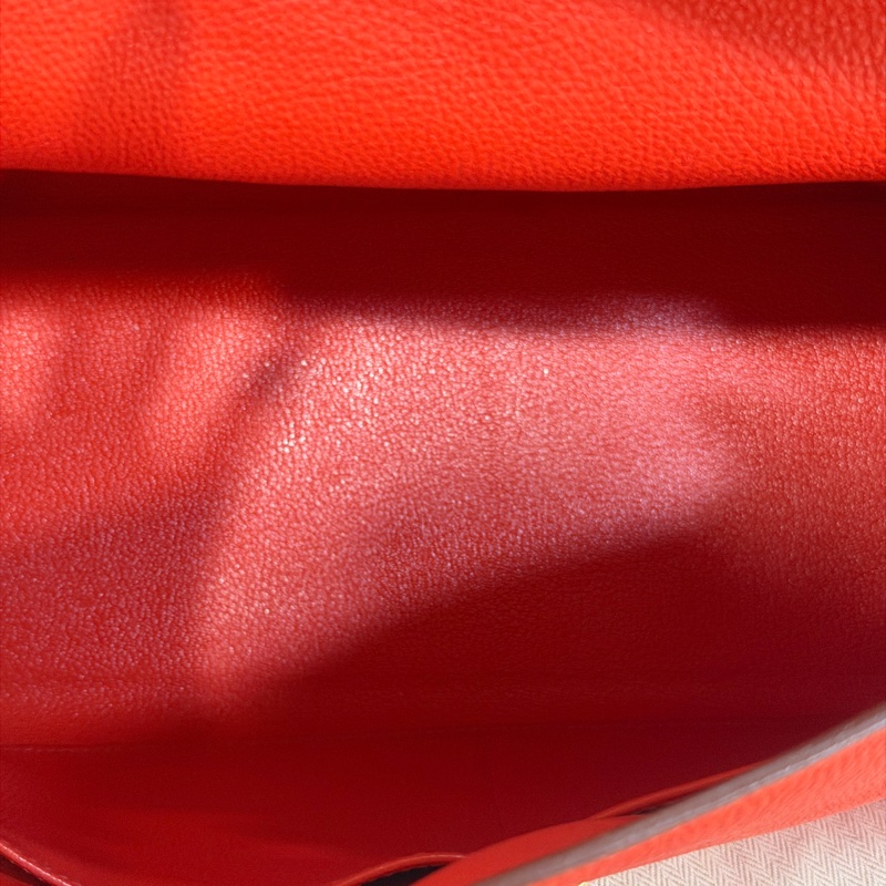 閒置品🈶肩帶❤️ 愛馬仕 #kelly35 #橘紅 #金釦 #togo皮 K35-22