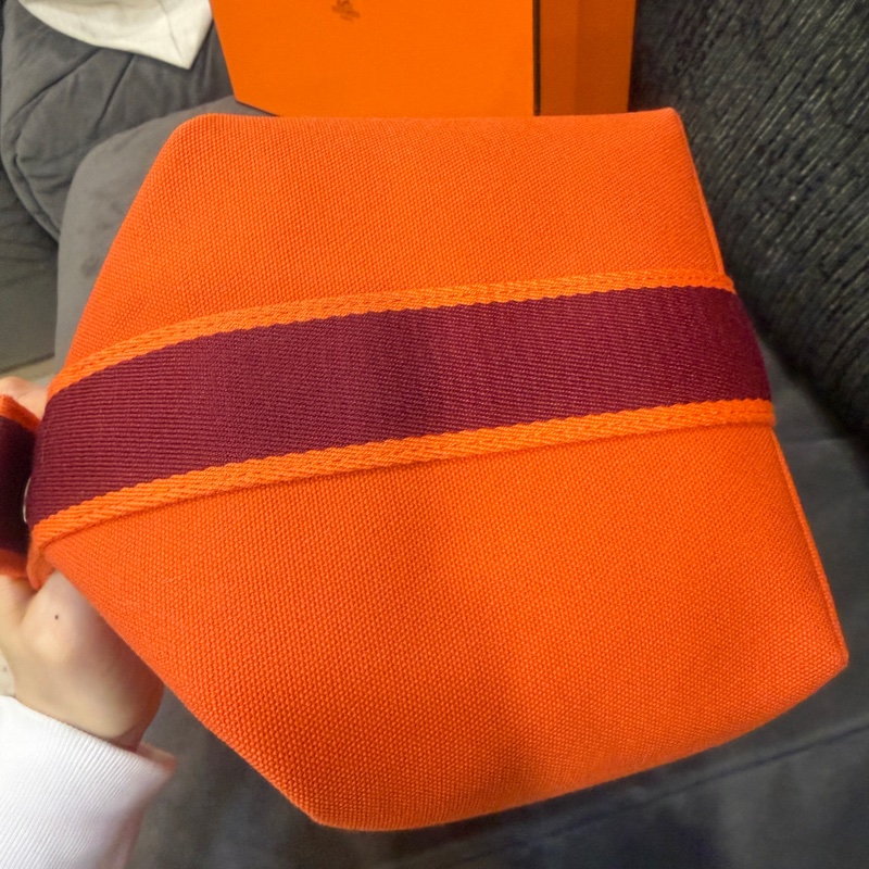 99新閒置品❤️ 愛馬仕 #愛馬仕橘 #飯盒包 #大號 #橙色-3