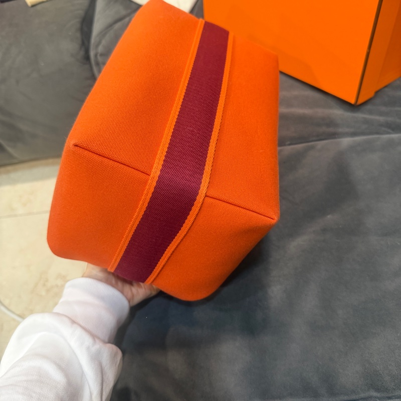 99新閒置品❤️ 愛馬仕 #愛馬仕橘 #飯盒包 #大號 #橙色-5