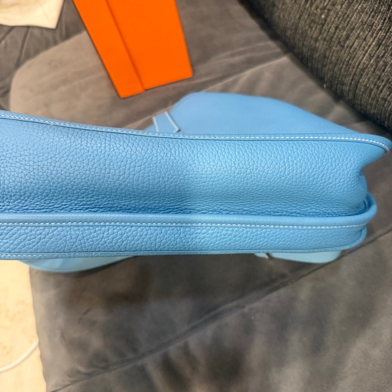閒置品❤️ 愛馬仕 #牛仔藍 #evelyne29 #斜背包 #hermes-6