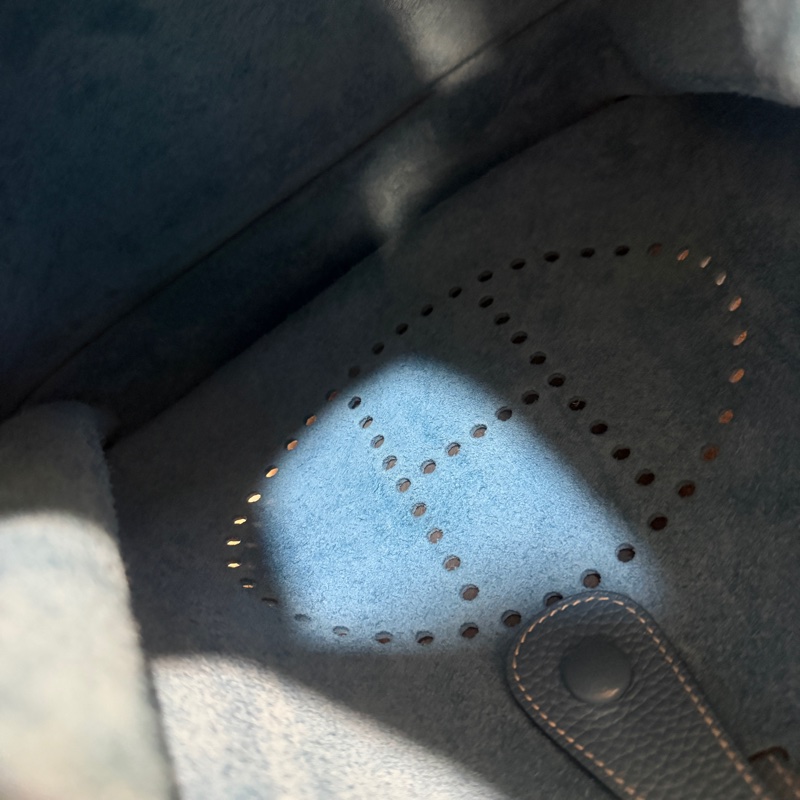 閒置品❤️ 愛馬仕 #牛仔藍 #evelyne29 #斜背包 #hermes-9