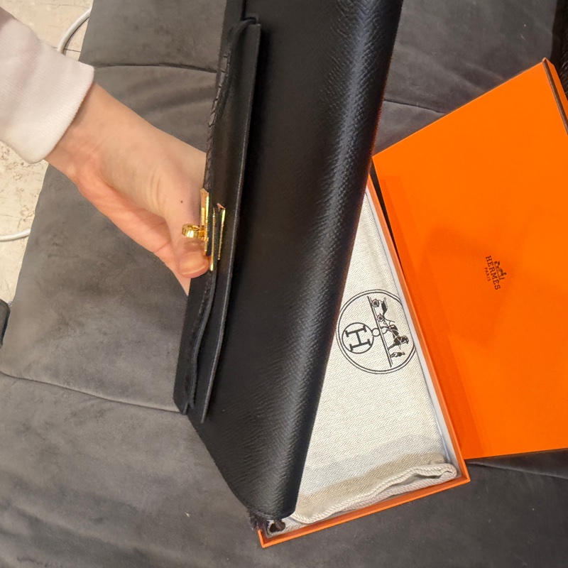 閒置🈶盒子塵袋❤️ #愛馬仕 #黑金 #kellytogo #touch #鱷魚皮-8