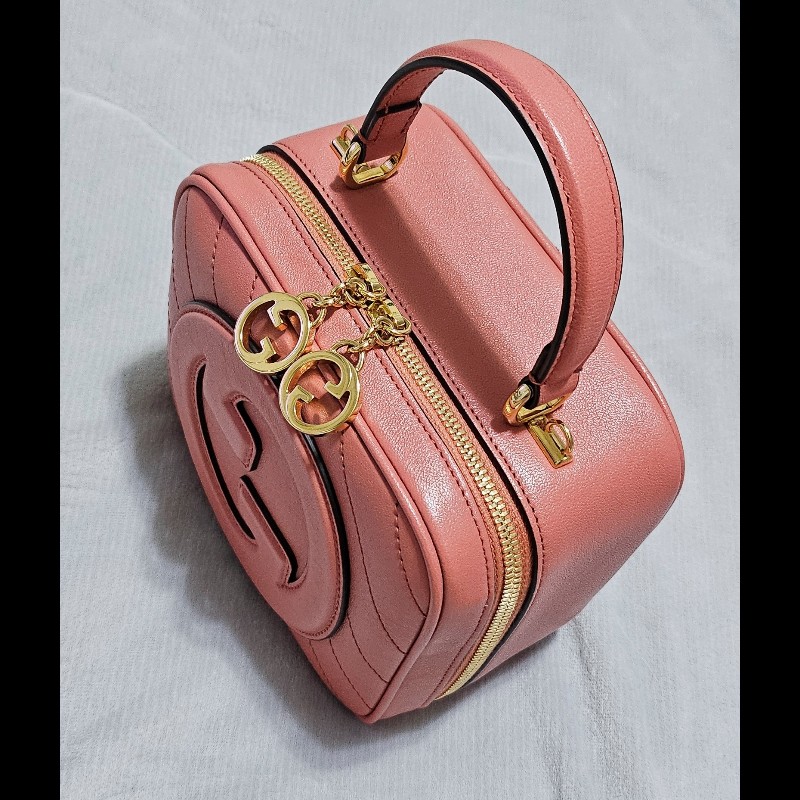 gucci blondie粉色方盒手提包 肩揹包-4
