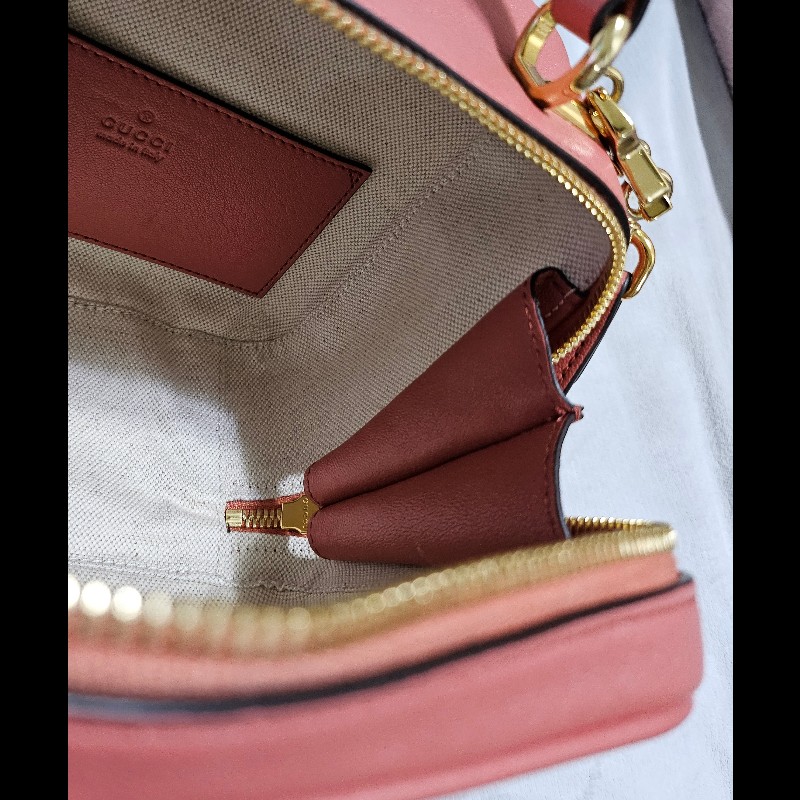 gucci blondie粉色方盒手提包 肩揹包-7