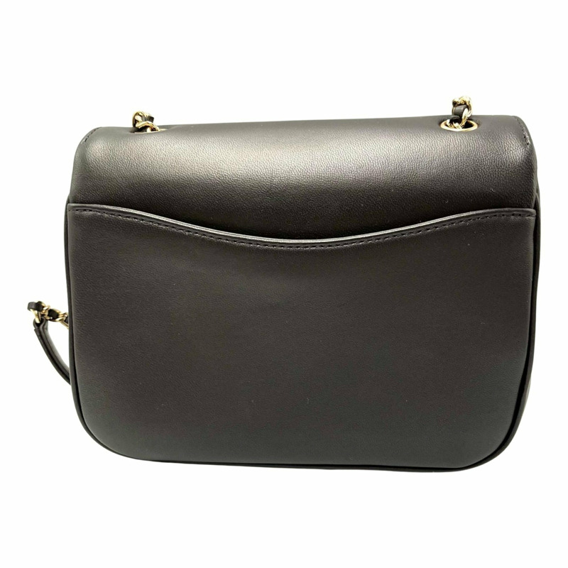 香奈兒 Coco Mark 鏈條單肩包,小牛皮,黑色,女士-1